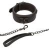 Calexotics - Nocturnal Collier Et Laisse En Cuir Réglable Noir